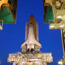 Space Shuttle Discovery's Final Rollout