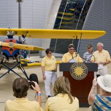 Fleet Model 2 "Plane Jane" Donation Ceremony