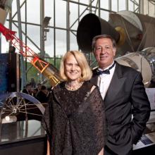 Board member Jim Guyette and his wife, Kay, at the 2011 Trophy Awards 