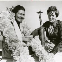 Betty Browning and Amelia Earhart