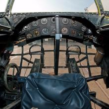 Vought V-173 Flying Pancake Cockpit