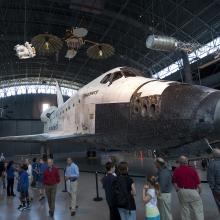 Space Shuttle Discovery on Display