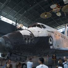 Space Shuttle Discovery on Display