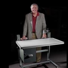 Von Hardesty with CIA Elevating Table