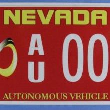 Autonomous Vehicle License Plate