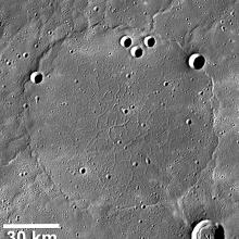 Ridge and Trough System on Mercury