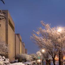 National Air and Space Museum during Snowmageddon