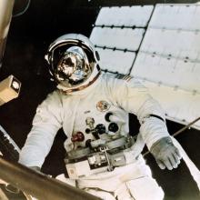 Astronaut Jack Lousma on Skylab 3 Spacewalk