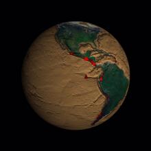 Locations of Volcanoes