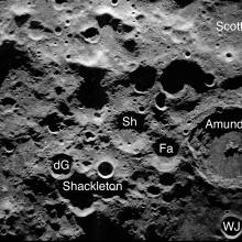 Radar Image of the Moon