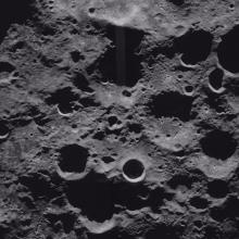 Moon's South Polar Area