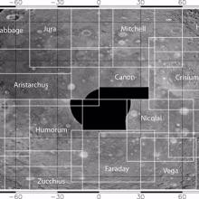 70-cm wavelength Map of the Lunar Nearside