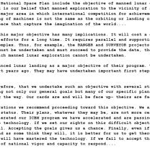 NASA Memo Exploring the Moon