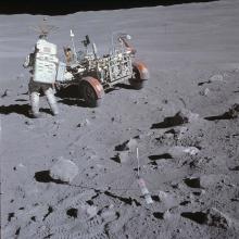 Charlie Duke on the Moon (Apollo 16)