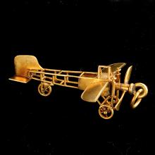 Blériot airplane charm