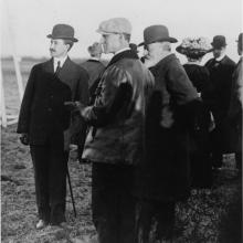 The Wright Brothers with King Edward VII of England