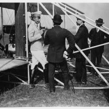 Crown Prince Friedrick Wilhelm with Wright Aircraft