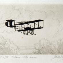 Flying in 1910 - Graham-White's Farman