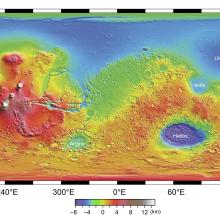 Tharsis Rise, Mars