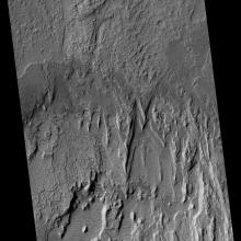 Yardangs, Mars