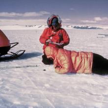 Meteorite in Antarctica