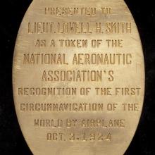 National Aeronautic Association Medal (Back)