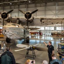 Sikorsky JRS-1 in Mary Baker Engen Restoration Hangar