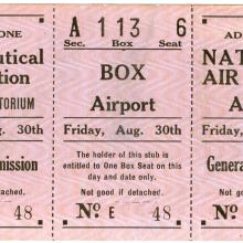 Admission Packet, 1935 National Air Races