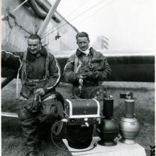 Captains Albert Stevens and St. Clair Streett  