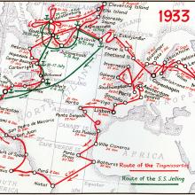 The Lindberghs’ 1933 Route