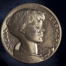 Amelia Earhart Medal (Front)