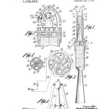 Patent for Robert Goddard's Impoved Rocket Design