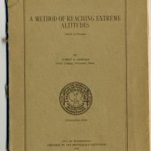 Cover of A Method of Reaching Extreme Altitudes