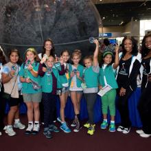 Girl Scouts at the National Air and Space Museum