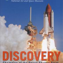 Book cover featuring a cover image of a Discovery shuttle launch.