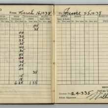 William Powell’s Flight Log