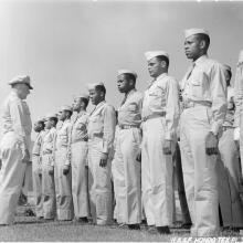 Tuskegee Navigation Cadet Inspection