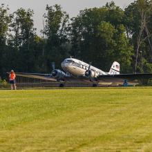 Douglas DC-3 <em>Clipper Tabitha May</em> at Become a Pilot Day 2014