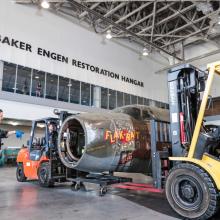 "Flak-Bait" Moves to the Restoration Hangar