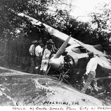 Smith and Bronte's Crashed Plane