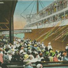 Steamer Day, Honolulu, Postcard