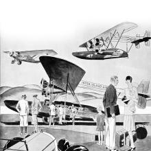 Inter-Island Airways' Brochure Illustration