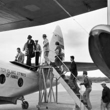 Boarding an Inter-Island Airways S-43