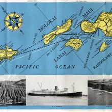 Inter-Island Airways Brochure Map