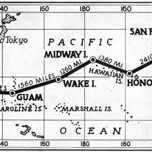 Pan Am Transpacific Route Map