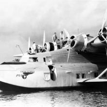 <em>China Clipper</em> on the Water