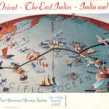 Pan Am Brochure, Map