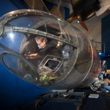 Moving the Martin B-26B Marauder <em>Flak-Bait</em>'s Forward Fuselage