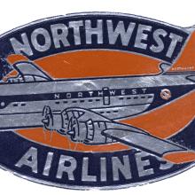 Northwest Airlines Label