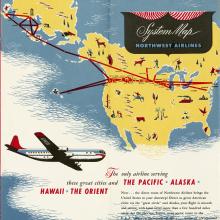 Northwest Airlines Route Map